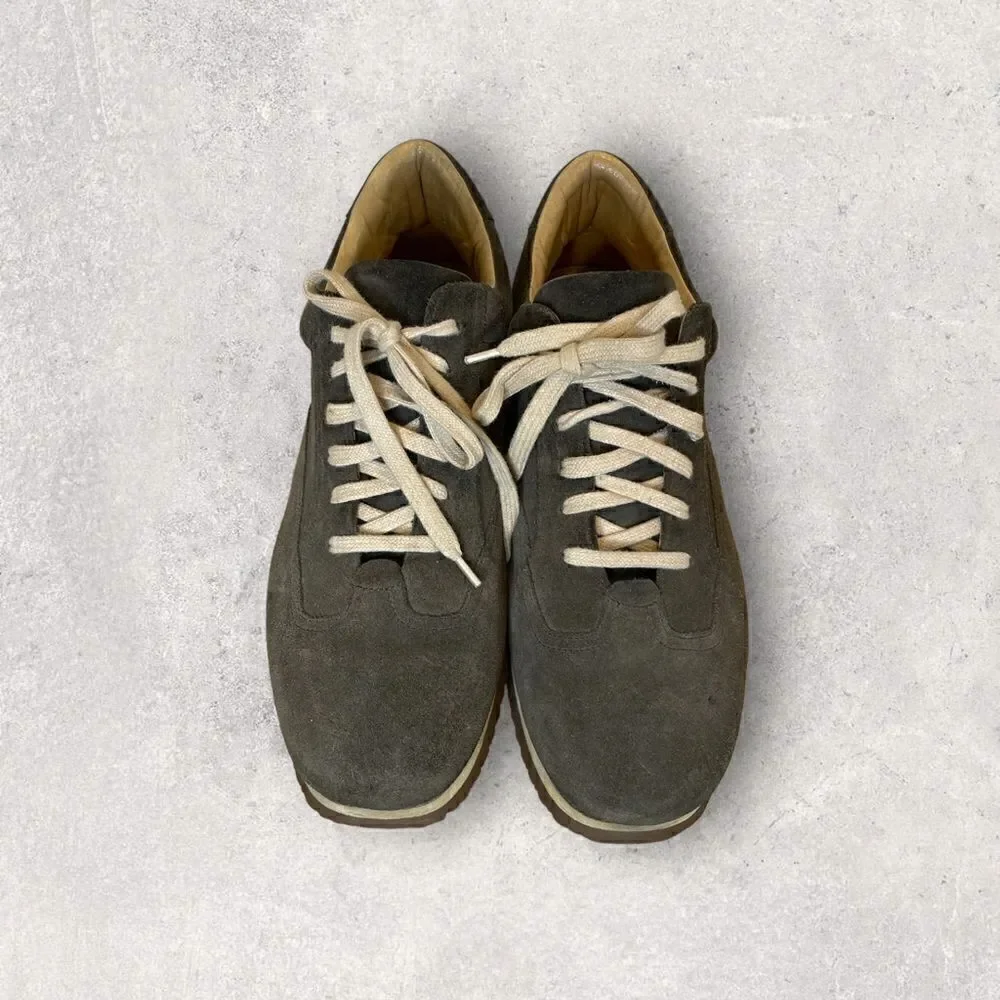 Santoni Club Suede Sneakers